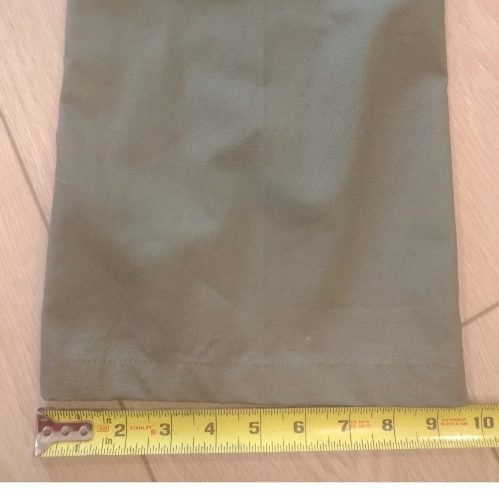 Jordan Mens Active Pants Khaki Elastic Waist Logo‎ Pockets Size L